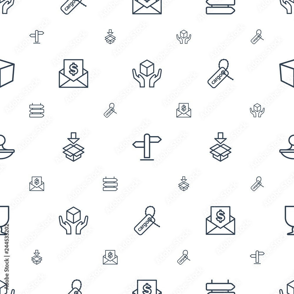 post icons pattern seamless white background post icons pattern seamless white background