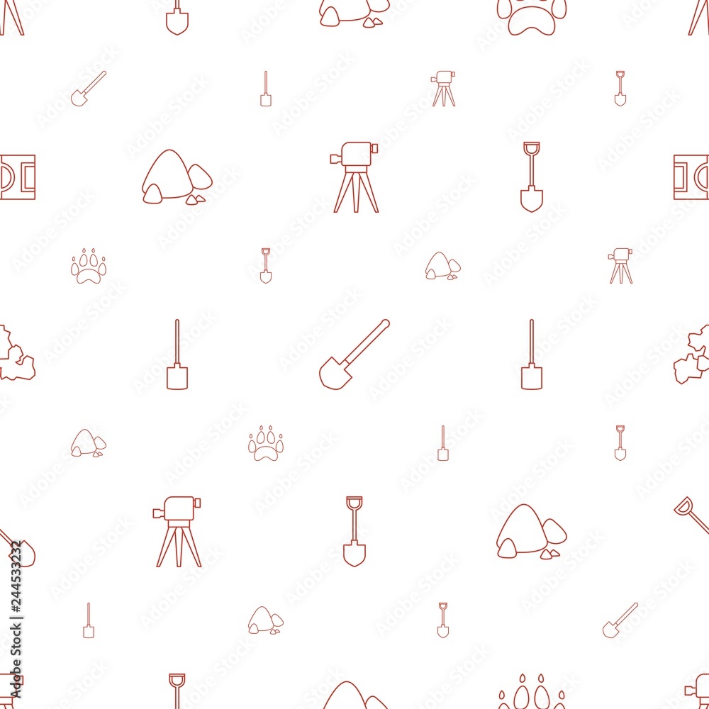 Obraz premium ground icons pattern seamless white background