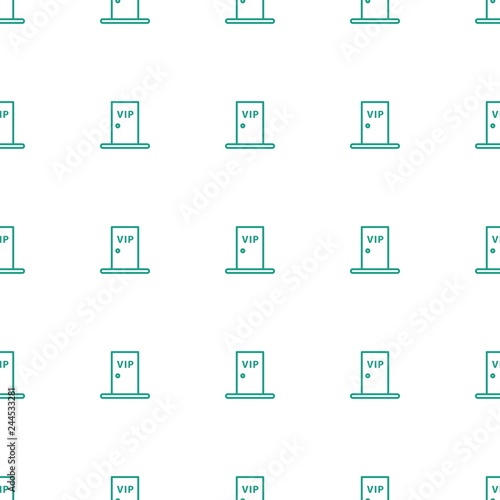 vip door icon pattern seamless white background