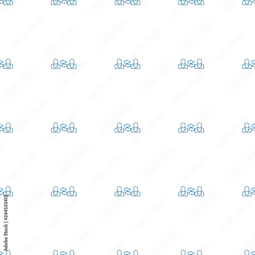 communication icon pattern seamless white background