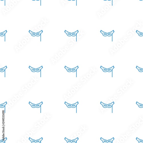 mask icon pattern seamless white background