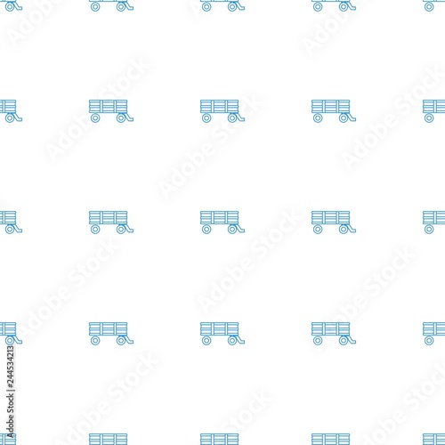 barrow icon pattern seamless white background © HN Works