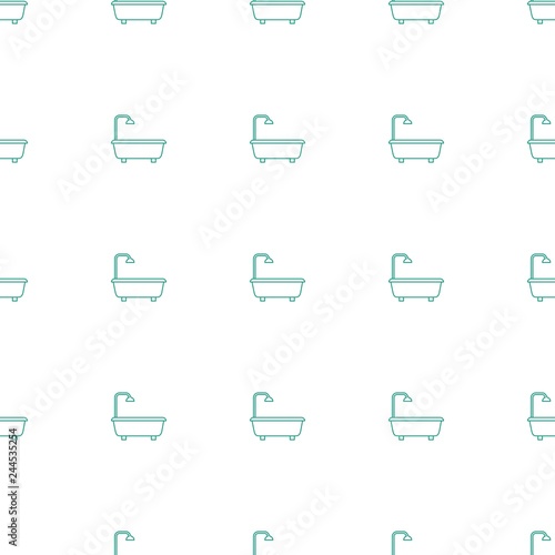 shower icon pattern seamless white background