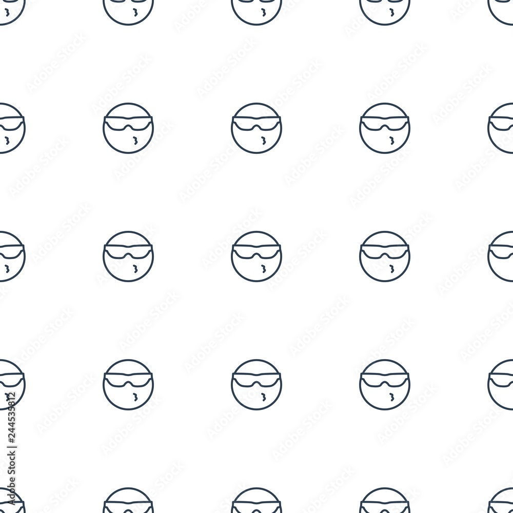 cool emot in sunglasses icon pattern seamless white background cool emot in sunglasses icon pattern seamless white background