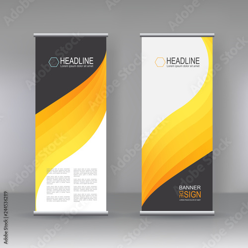 Vertical banner stand template design, infographics, Modern Flag Banner Design. Cover, Annual Report, Magazine,Poster, Corporate Presentation, Flyer, Website. vector abstract geometric background