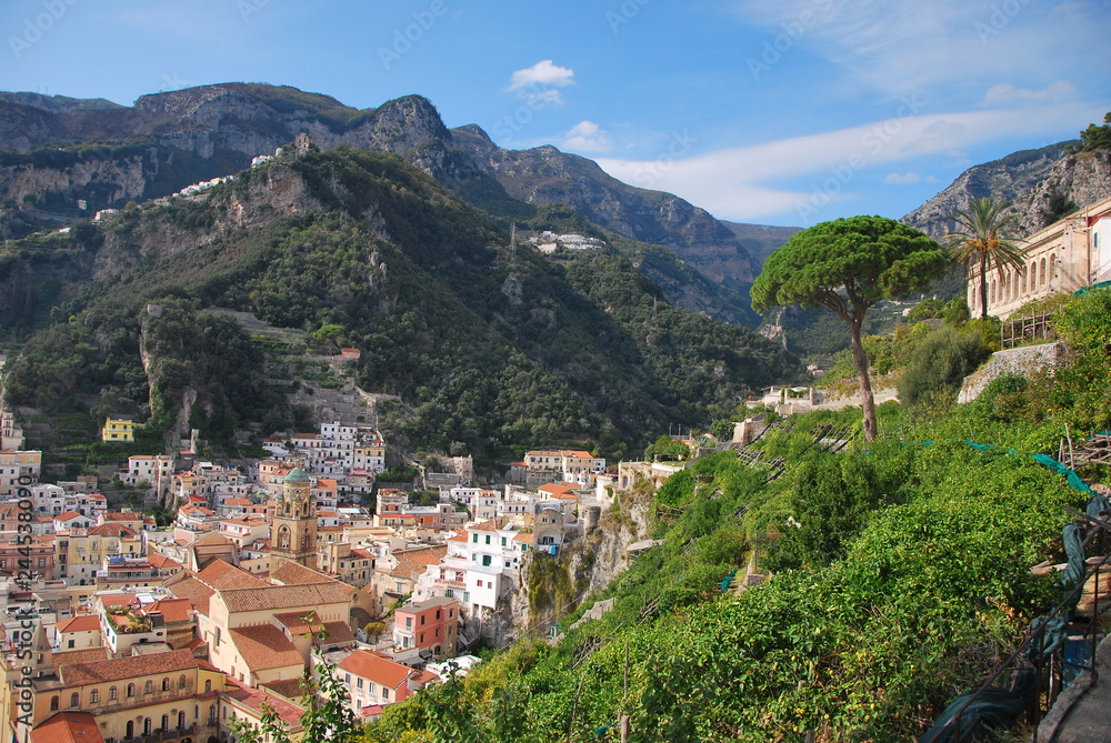 Italian Amalfi Landscape
