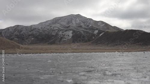冬の草千里ヶ浜