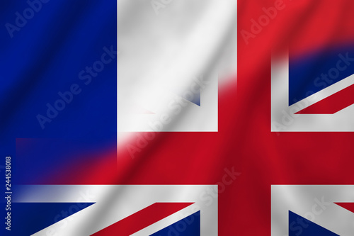 Flag of France and United Kingdom