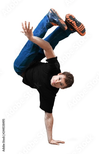 Принти на полотні Hip Hop Style Dancer Performing