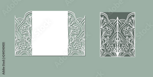 Laser cut panel design.