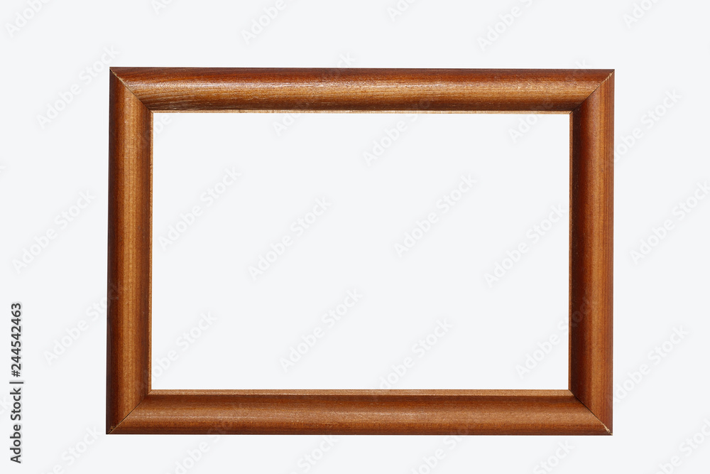 isolated wooden frame isolated wooden frame