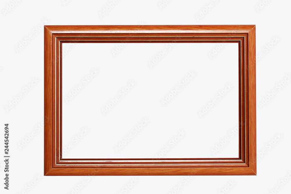 isolated wooden frame isolated wooden frame