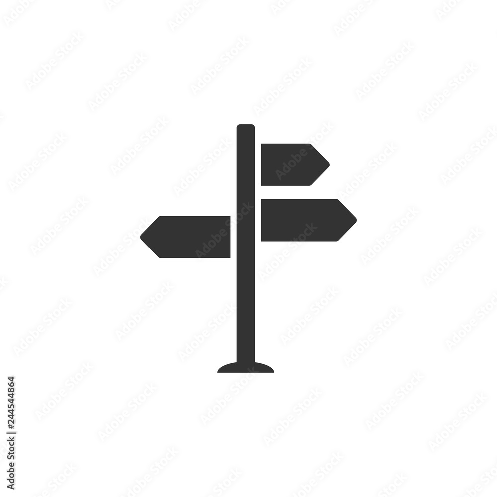 Signpost icon graphic design template vector Signpost icon graphic design template vector