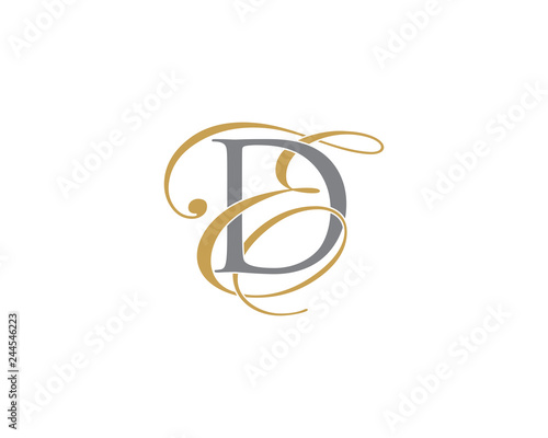 DE ED Letter Logo Icon 002
