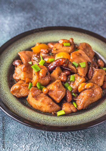 Bowl of Kung Pao chicken