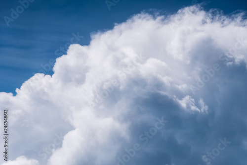 Sky and cloud background from airplane in daytime at Thailand