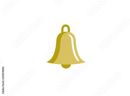 Bell ring, golden, Glocke logo