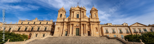 Noto town Sicily Italy - Cathedral of San Nicolo