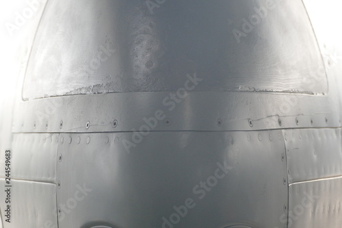 Flugzeugdetails und Maschinenteile photo