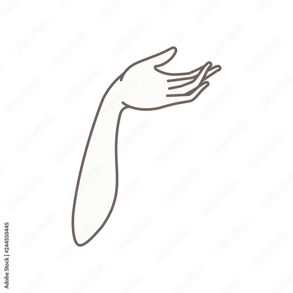 open hand receiving avatar character open hand receiving avatar character
