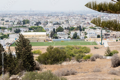 View of the Tunis from the ruins of Carthage, Tunisia, Africa