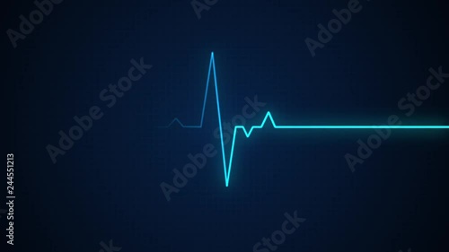Blue ECG Health Medical Monitor