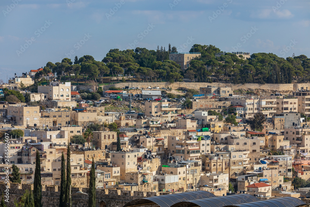 View on neighborhoods of East Jerusalem