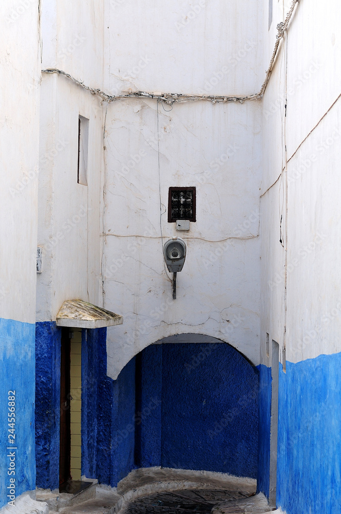 arched passageway in casbah of the udayas arched passageway in casbah of the udayas