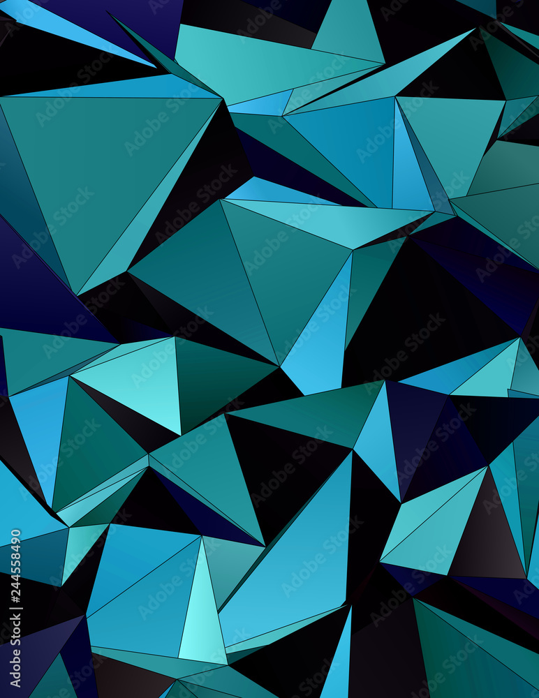 Triangular 3d, modern background Triangular 3d, modern background