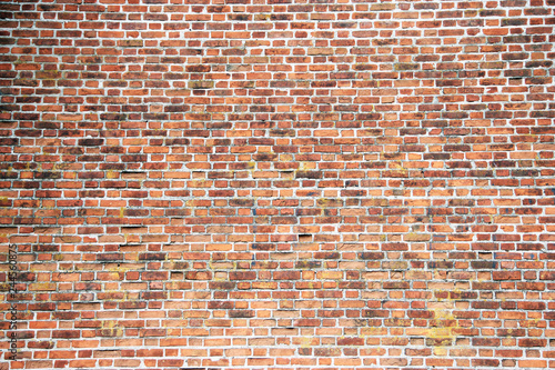 Old shabby brick wall