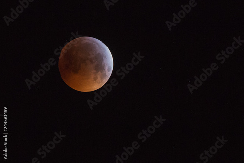 Mondfinsternis mit Blutmond am 21. Januar 2019 © Karsten Socher