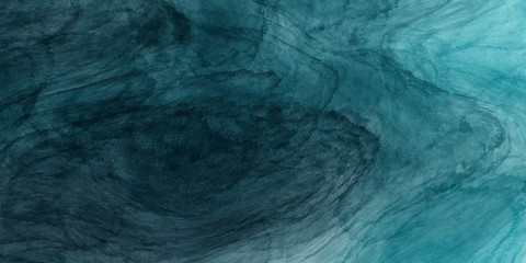 Abstract watercolor paint background by teal color blue and green with liquid fluid texture for background, banner