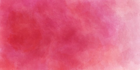 Abstract pink and white watercolour paint texture background. 