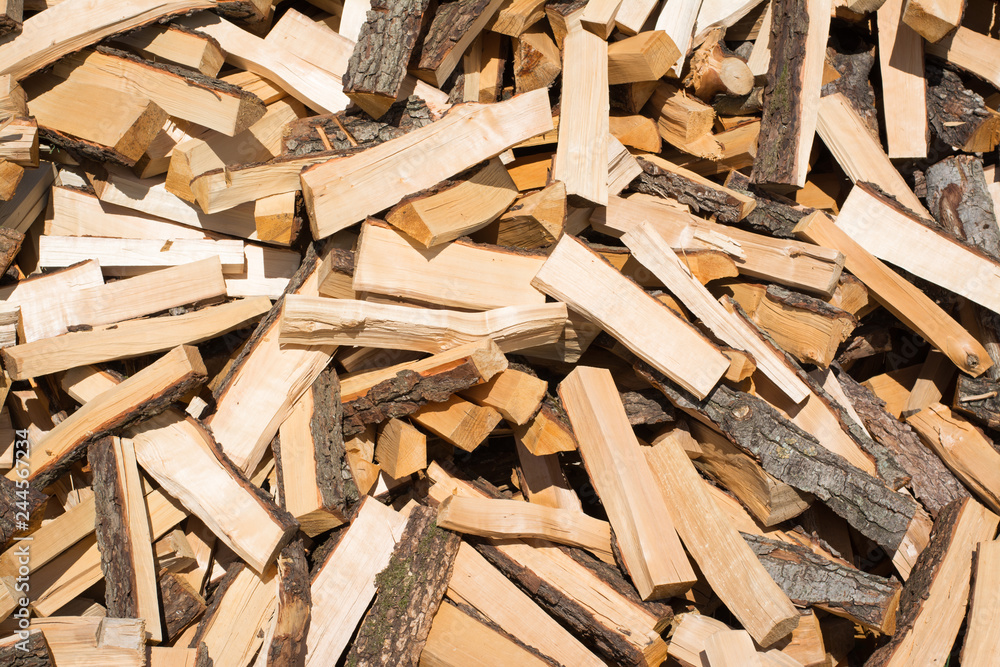 Pile of firewood Pile of firewood