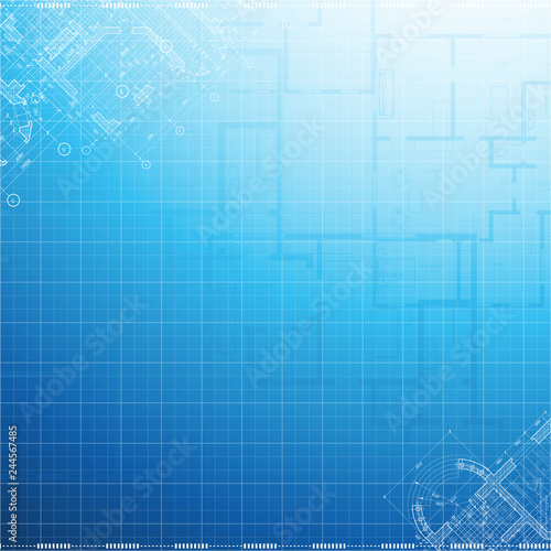 Architectural background. Vector.