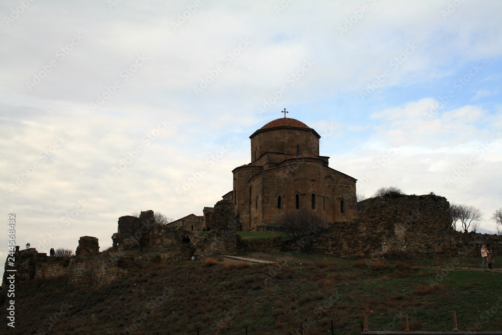 Mtskheta, Georgia. Georgian Orthodox Jvari Monastery.