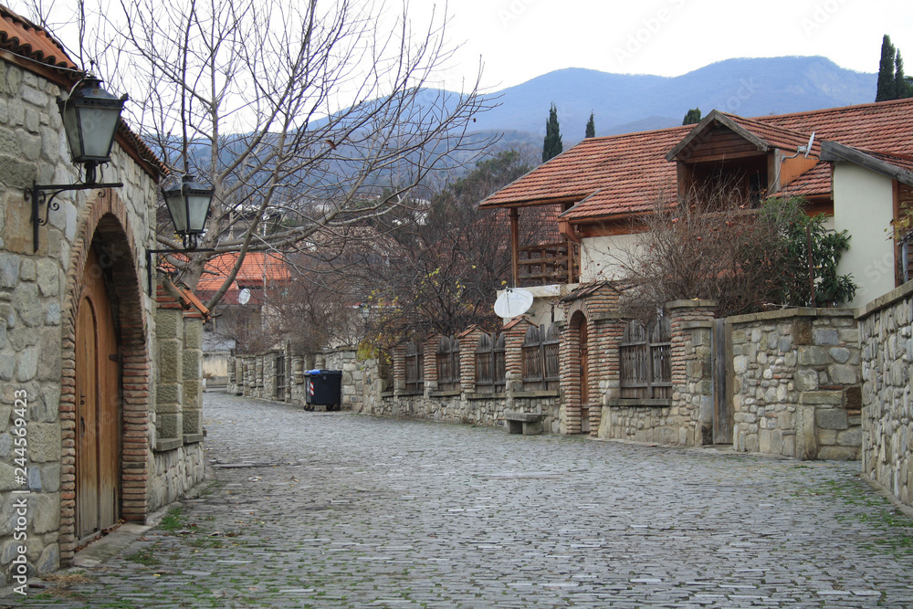 Streets of the ancient capital of Georgia Mtskheta.