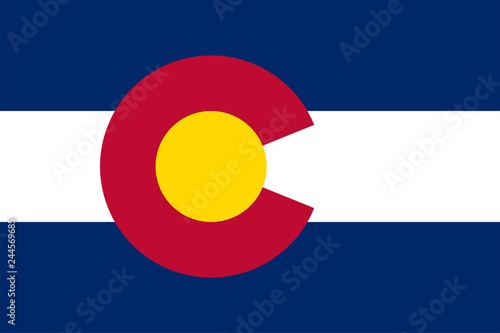 Colorado State Flag Vector