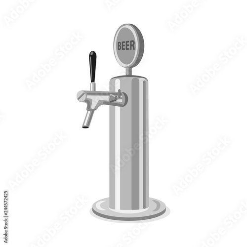 Vector illustration of pub and bar icon. Collection of pub and interior stock vector illustration.