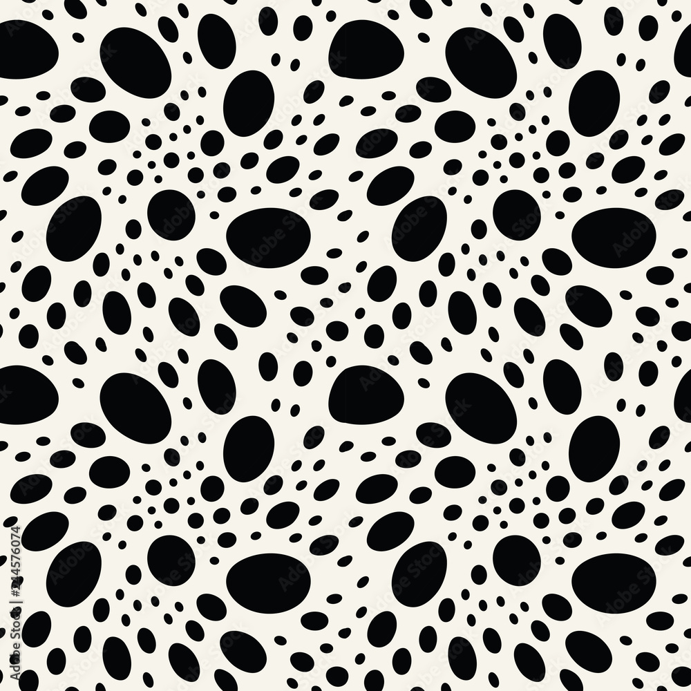 Fototapeta premium abstract seamless geometric vector circle pattern