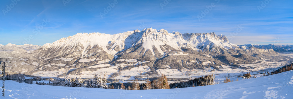 Panorama Wilder Kaiser Winter