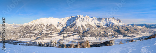 Panorama Wilder Kaiser Winter