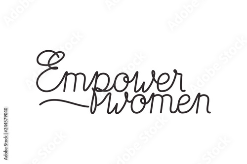 empower women isolated icon
