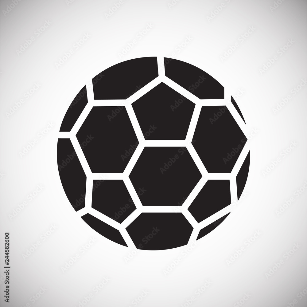 Soccer ball icon on white background for graphic and web design, Modern simple vector sign. Internet concept. Trendy symbol for website design web button or mobile app Soccer ball icon on white background for graphic and web design, Modern simple vector sign. Internet concept. Trendy symbol for website design web button or mobile app