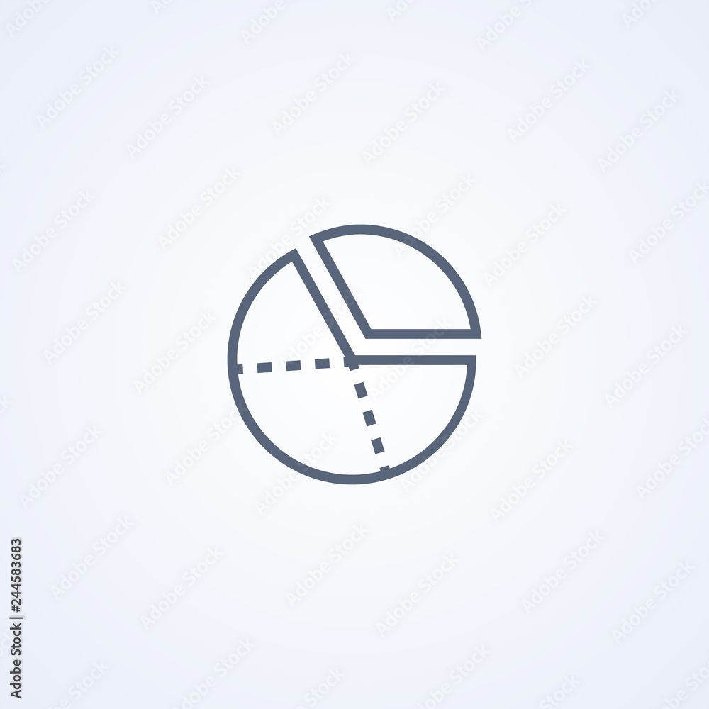 Diagram, chart , vector best gray line icon Diagram, chart , vector best gray line icon