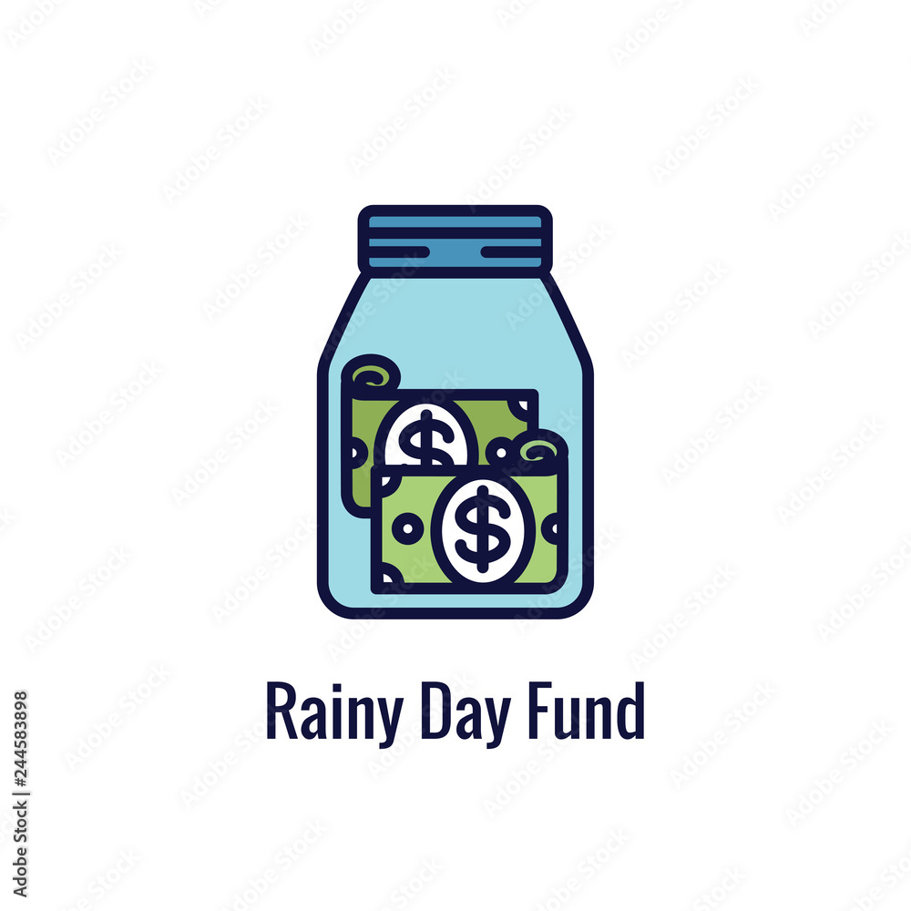 Retirement Account and Savings Icon Set w Mutual Fund, Roth IRA, etc Retirement Account and Savings Icon Set w Mutual Fund, Roth IRA, etc