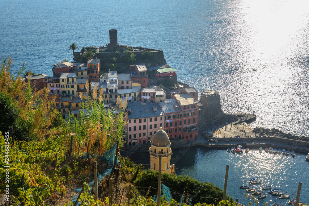 View of Vernazza . Cinque Terre. Italy
