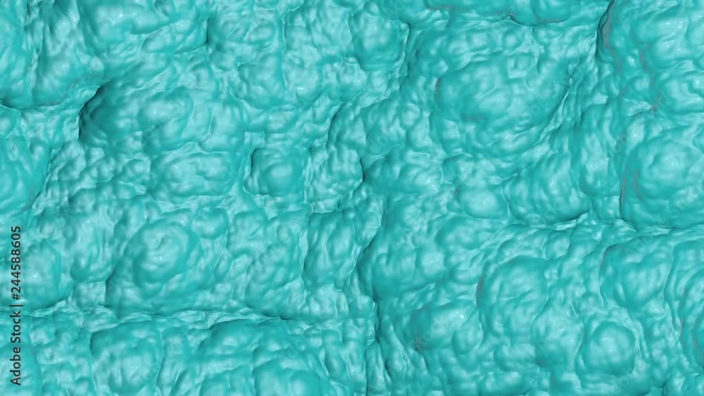 turquoise wave surface. animated background. 3d render turquoise wave surface. animated background. 3d render