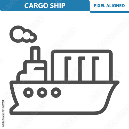 Cargo Ship Icon
