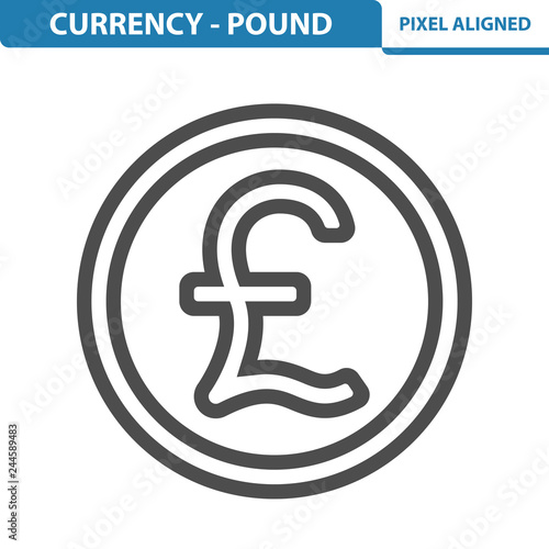 Currency - Pound Icon